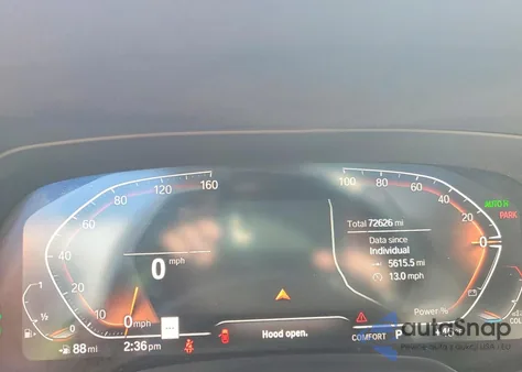 2021 BMW X7 xDrive40I z USA, uszkodzony, nr VIN 5UXCW2C00M9F66858